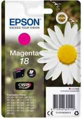 Epson Singlepack Magenta 18 Claria Home Ink C13T18034012