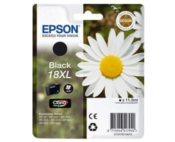 Epson Singlepack Black 18XL Claria Home Ink C13T18114012