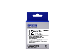Epson Label Cartridge LK-4WBW, čierna/biela 12mm