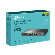 TP-LINK Switch TL-SG105PP-M2 1x 2,5 GLAN, 4x 2,5 GLAN s PoE++, 123W