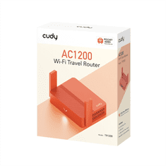 Cudy AC1200 Wi-Fi VPN Travel Router, cestovný (TR1200)