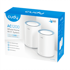 Cudy AC1200 Wi-Fi Mesh systém, set 2 ks (M1200 (2-Pack))