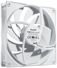 Be quiet! / Ventilátor Pure Wings 3 / 140mm / PWM / high-speed / 4-pin / 30,5 dBA / biely