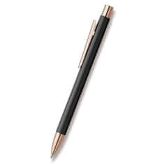 Faber-Castell Neo Slim Metal Black Rosegold guľôčkové pero