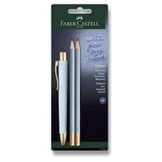 Faber-Castell Guľôčkové pero Poly Ball Urban Gold sada, 3 ks, sky blue