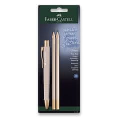 Faber-Castell Guľôčkové pero Poly Ball Urban Gold sada, 3 ks, pale rose