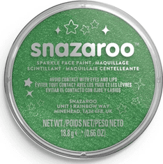 Snazaroo Farba na tvár Trblietavá Svetlo zelená (Sparkle Pale Green) 18ml