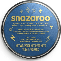 Snazaroo Farba na tvár Metalická Modrá (Electric Blue) 18ml