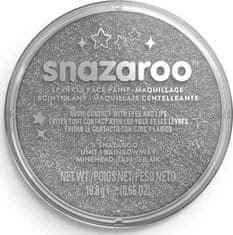 Snazaroo Farba na tvár Trblietavá Sivá (Gun Metal Grey) 18ml