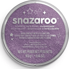 Snazaroo Farba na tvár Trblietavá Filová (Sparkle Lilac) 18ml