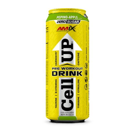 AMIX CellUP PreWorkout Drink 500 ml pepino apple