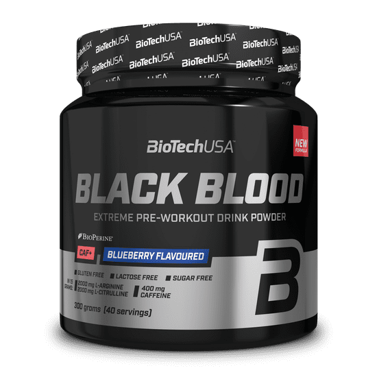 BioTech Black Blood CAF+ 300 g blueberry