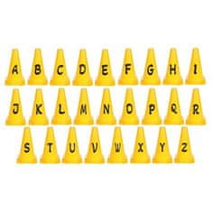 Alphabet Set kužele s písmenami balenia 1 sada