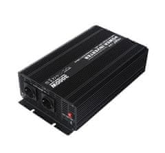 Napäťový menič Carspa CAR3KU-24 24V/230V + USB 3000W, modifikovaná sínus