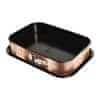 Berlingerhaus Forma s nepřilnavým povrchem BH-6474 2v1 Rosegold Metallic Line 39x27x7,5cm