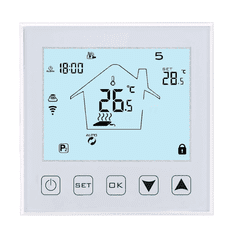 BOT WiFi izbový termostat Tuya RT6 16A biela