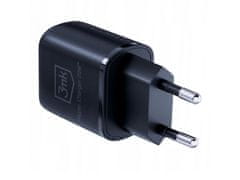 3MK 3mk Hyper Charger Black Sieťová nabíjačka 20W 