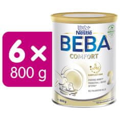 BEBA COMFORT 2, 5 HMO, pokračovací kojenecké mléko, 6 x 800 g