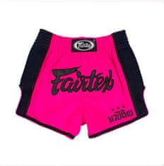 Fairtex Thajské šortky Fairtex BS1714 - ružová/čierna