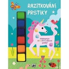 Jednorožec - Pečiatkovanie prstíky