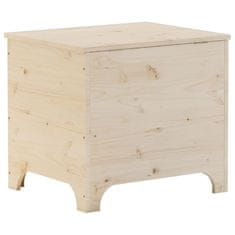 Vidaxl Úložný box s vekom RANA 60x49x54 cm borovicový masív