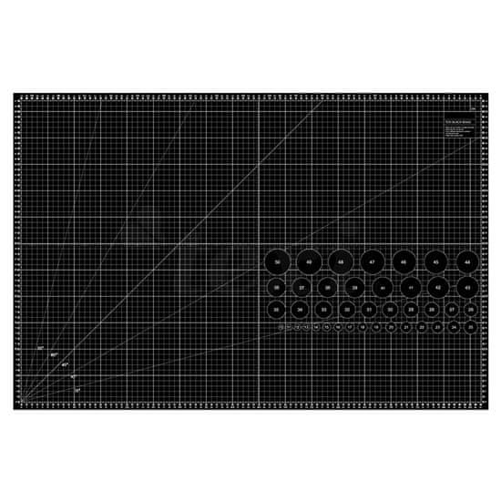 Texi Rezacia podložka TEXI BLACK 90 x 60 cm, 5vrstvová, zosilnená