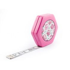 Hoechstmass Krajčírsky meter HEXAGON MAGNETIC PINK