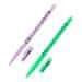 EASY Kids WAY Gumovacie guľôčkové pero, modrá náplň, 0,5 mm, 24 ks v balení, fialovo-zelené