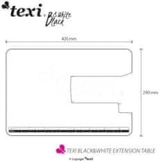 Texi Prídavný stôl pre Texi Black&White