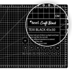 Texi Rezacia podložka TEXI BLACK 45 x 30 cm, 5vrstvová, zosilnená