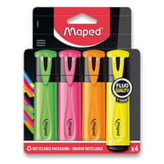 Maped Zvýrazňovač Fluo Peps Classic sada 4 farieb