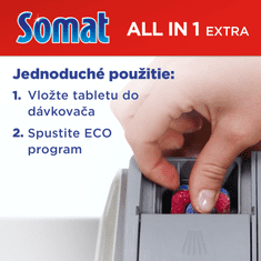 Somat All in 1 Extra Lemon & Lime tablety do myčky 125 ks