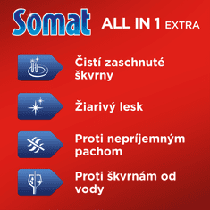 Somat All in 1 Extra Lemon & Lime tablety do myčky 100 ks