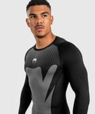 VENUM Rashguard VENUM Attack Dlhý rukáv - čierna/sivá