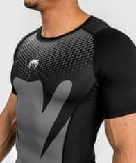 VENUM Rashguard VENUM Attack Krátky rukáv - čierna/sivá