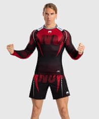 VENUM Rashguard VENUM Adrenaline s dlhým rukávom - červený