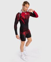 VENUM Rashguard VENUM Adrenaline s dlhým rukávom - červený