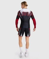 VENUM Rashguard VENUM Adrenaline s dlhým rukávom - červený