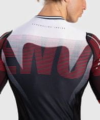 VENUM Rashguard VENUM Adrenaline s dlhým rukávom - červený