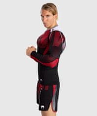 VENUM Rashguard VENUM Adrenaline s dlhým rukávom - červený