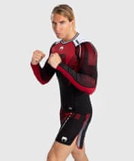 VENUM Rashguard VENUM Adrenaline s dlhým rukávom - červený