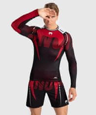 VENUM Rashguard VENUM Adrenaline s dlhým rukávom - červený