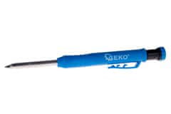 GEKO Ceruzka stavebná, tesárska, s puzdrom a vymeniteľnou tuhou, 2,8mm, tvrdosť HB G29004
