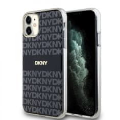 DKNY Zadný kryt PC/TPU Repeat Pattern Tonal Stripe Magsafe pre iPhone 11 Black