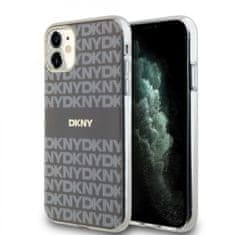 DKNY Zadný kryt PC/TPU Repeat Pattern Tonal Stripe Magsafe pre iPhone 11 Beige