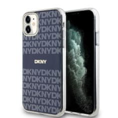 DKNY Zadný kryt PC/TPU Repeat Pattern Tonal Stripe Magsafe pre iPhone 11 Blue