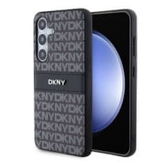 DKNY Zadný kryt PC/TPU Repeat Pattern Tonal Stripe pre Samsung S24 Black