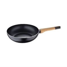 Bergner Wok panvica s nepriľnavým povrchom 28 cm Earth Black