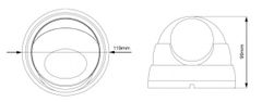 Avtech Kamerový set 1x NVR AVH1109 a 4x 2MPX Motorzoom IP Dome kamera DGM2443SVSE + 4x Kábel UTP 1x RJ45 - 1x RJ45 Cat5e 15m!