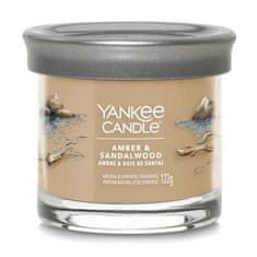 Yankee Candle Sviečka v sklenenom valci , Ambra a santalové drevo, 122 g